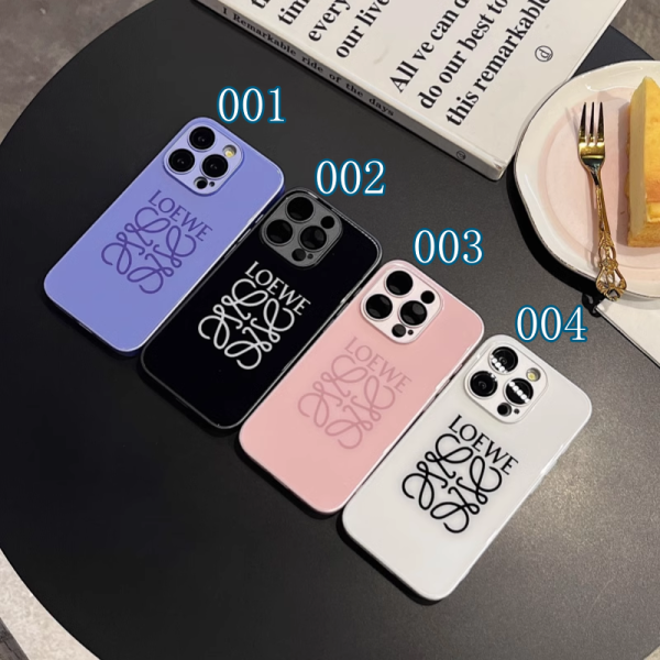 iphone16/16pro ケース ロエベ ハイブランド おしゃれ iphone ケース 強化ガラス スマホケース アイフォン15 おしゃれ iphone14プロ ケース メンズ カメラフィルム付き iphone13/12 ケース - 画像 (10)