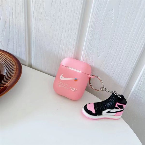 airpods pro1/2 ケース ナイキ エアーポッズケース nike airpods4 カバー カップル スポーツブランド チャーム付き airpods 3 ケース おしゃれ - 画像 (12)