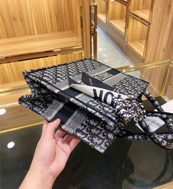 dior ブック トート ディオール 風 トート バッグ ショルダー オブリーク ミニトート メンズ ショルダー バッグ ブランド レディース ハイ ブランド ハンドバッグ 2way 鞄 - 画像 (9)