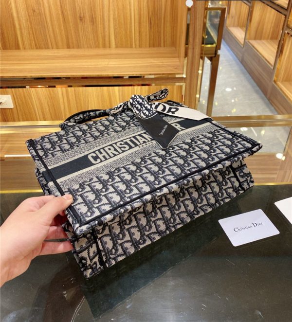 dior ブック トート ディオール 風 トート バッグ ショルダー オブリーク ミニトート メンズ ショルダー バッグ ブランド レディース ハイ ブランド ハンドバッグ 2way 鞄 - 画像 (5)