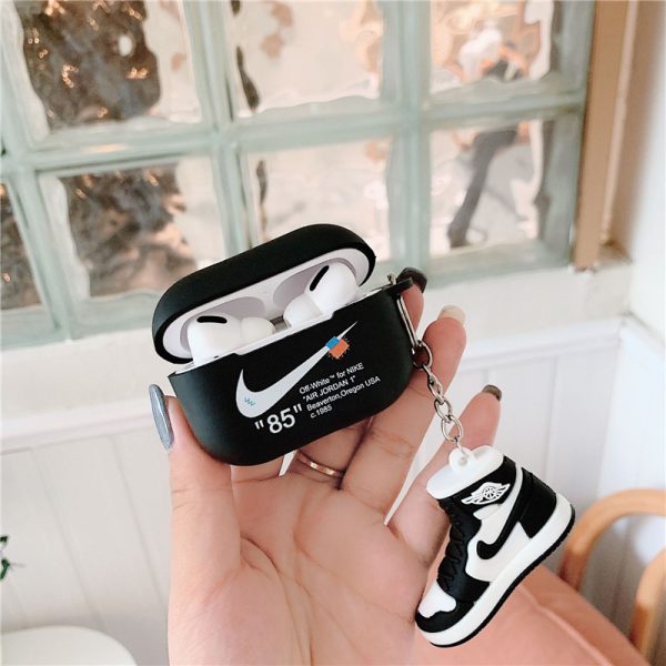 airpods pro1/2 ケース ナイキ エアーポッズケース nike airpods4 カバー カップル スポーツブランド チャーム付き airpods 3 ケース おしゃれ - 画像 (9)