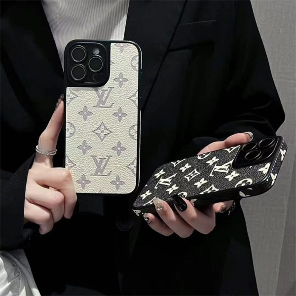 ルイ ヴィトン スマホケース おすすめ エンボス vuitton 風 iphone17 ケース iphone17pro ケース 新作レザー ブランド iphone16/15/14 ケース メンズ ハイ ブランド スマホケース 「カメラレンズフィルム付き」 - 画像 (7)