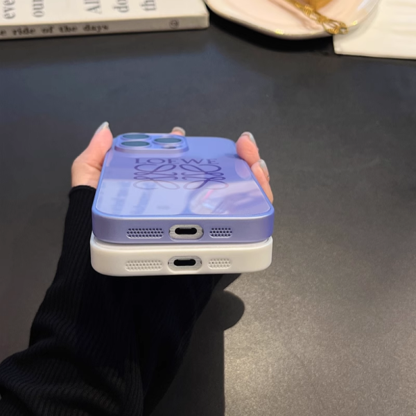 iphone16/16pro ケース ロエベ ハイブランド おしゃれ iphone ケース 強化ガラス スマホケース アイフォン15 おしゃれ iphone14プロ ケース メンズ カメラフィルム付き iphone13/12 ケース - 画像 (9)
