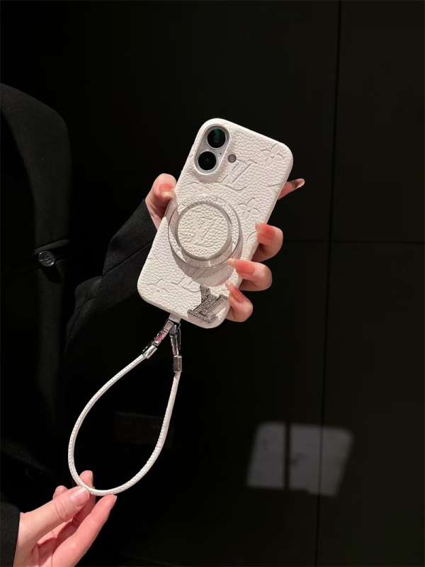 ルイヴィトン iphone16ケース ブランド magsafe ギャラクシー ケース galaxy S25U ヴィトン ストラップ付き iphoneケース14/13 スマホカバー スタンド 人気 女子 - 画像 (8)