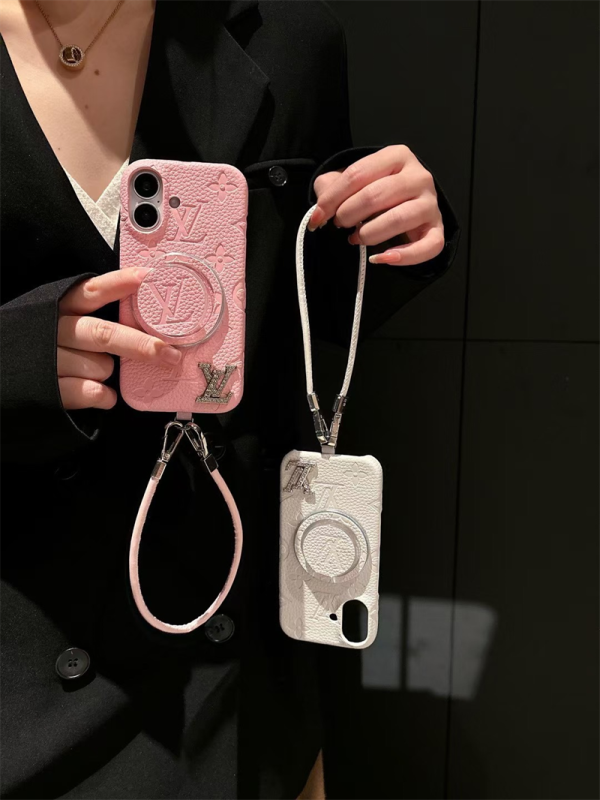 ルイヴィトン iphone16ケース ブランド magsafe ギャラクシー ケース galaxy S25U ヴィトン ストラップ付き iphoneケース14/13 スマホカバー スタンド 人気 女子