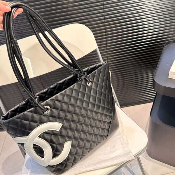 シャネル トート バッグ 人気 カンボン chanel バッグ トート バッグ レディース ハイ ブランド 40 代 バッグ ブランド カバン 通勤 女性 - 画像 (8)