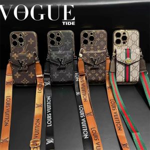 ヴィトン スマホ ショルダー ブランド お 手頃 ルイ ヴィトン ショルダー iphone17/17pro ケース gucci iphone16/16pro ケース カード 収納 おしゃれ グッチ スマホケース iphone15/14