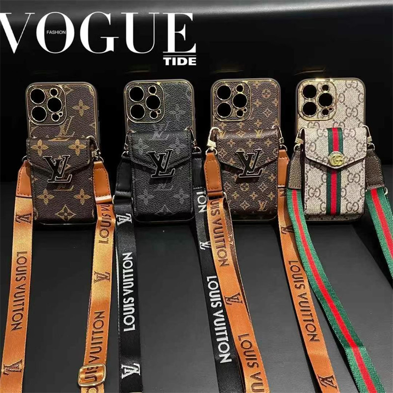 ヴィトン スマホ ショルダー ブランド お 手頃 ルイ ヴィトン ショルダー iphone17/17pro ケース gucci iphone16/16pro ケース カード 収納 おしゃれ グッチ スマホケース iphone15/14