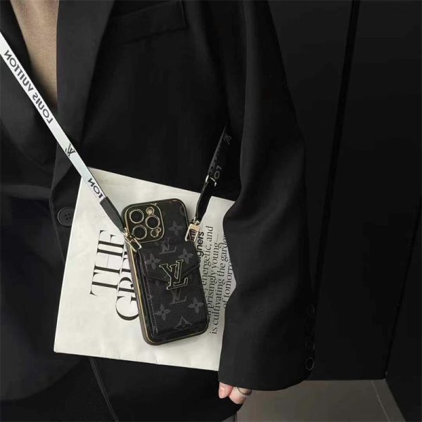 ヴィトン スマホ ショルダー ブランド お 手頃 ルイ ヴィトン ショルダー iphone17/17pro ケース gucci iphone16/16pro ケース カード 収納 おしゃれ グッチ スマホケース iphone15/14 - 画像 (5)