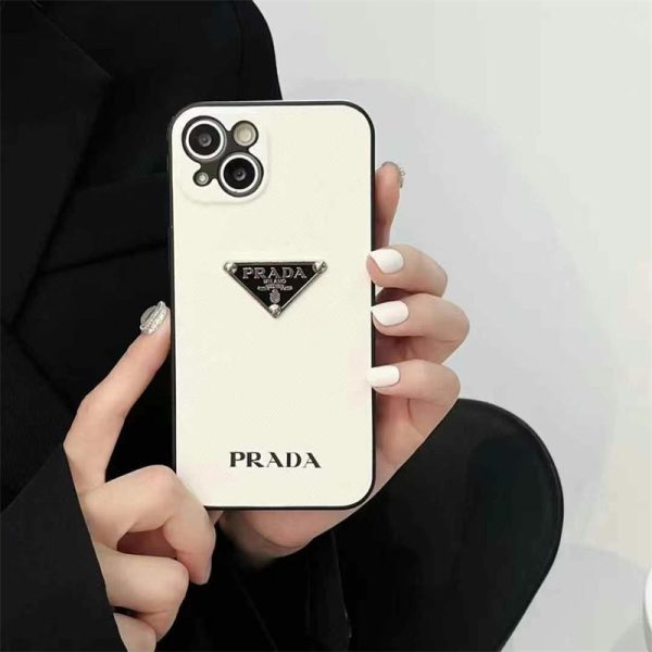 プラダ iphone ケース prada スマホケース コピー iphone16/16pro ケース ペア ハイ ブランド iphone15/15plus ケース ブランド メンズ iphone14/13 ケース 大人 可愛い - 画像 (3)