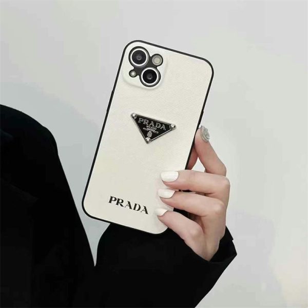 プラダ iphone ケース prada スマホケース コピー iphone16/16pro ケース ペア ハイ ブランド iphone15/15plus ケース ブランド メンズ iphone14/13 ケース 大人 可愛い - 画像 (2)