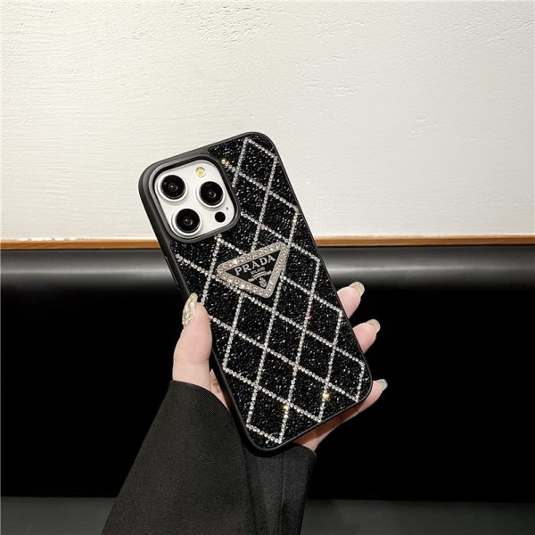 プラダ iPhone ケース iphone17/17pro ケース iphone16pro/15/15pro ケース キラキラ prada iphone14/13 ケース 大人 かわいい アイホン ケース 流行り - 画像 (2)