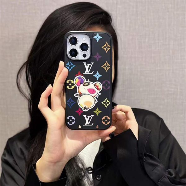 ルイヴィトン 村上隆 新作 MagSafe 対応 iPhoneケース パンダ ブランド iphone16pro/15pro ケース ルイ･ヴィトン × 村上隆 コラボ 人気ブランド iphone14promax ケース キャラクター 大人可愛い - 画像 (4)