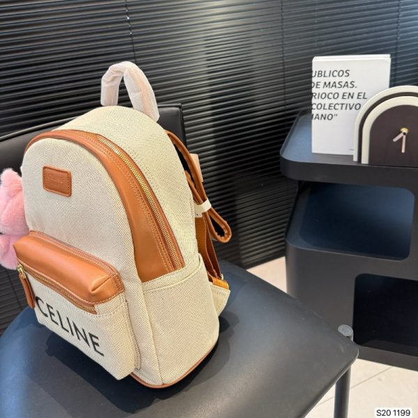 セリーヌ travel バック パック LABUBU キャラクター ブランド ディオール リュック レディース メンズ 人気 40 代 30代 ビジネス リュック ブランドコピー ママ バッグ 芸能人 リュック サック おしゃれ - 画像 (6)