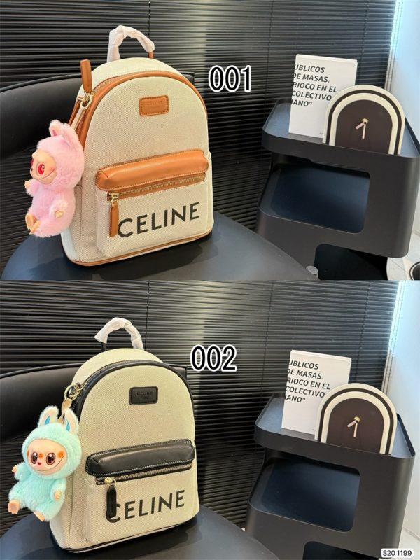 セリーヌ travel バック パック LABUBU キャラクター ブランド ディオール リュック レディース メンズ 人気 40 代 30代 ビジネス リュック ブランドコピー ママ バッグ 芸能人 リュック サック おしゃれ - 画像 (11)