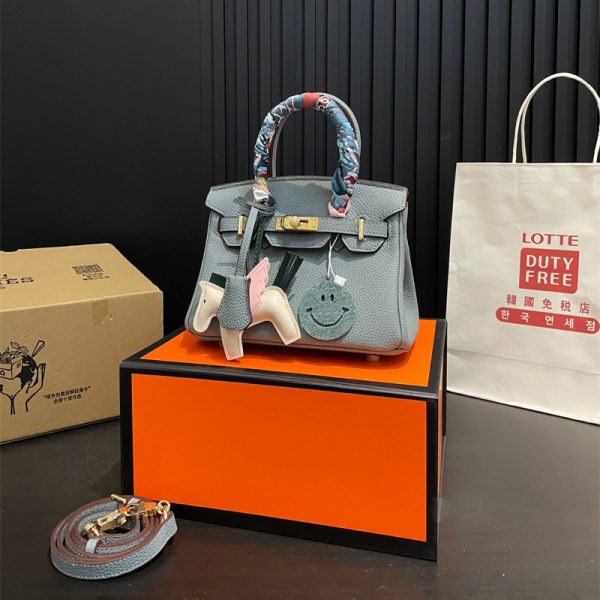 エルメス ケリー ショルダーバッグ 牛革 レディース HERMES バッグ パロディ風 Kelly ポシェット トップレイヤ 2wayトートバッグ 斜めがけ スカーフ付き ハイブランドバッグ - 画像 (5)