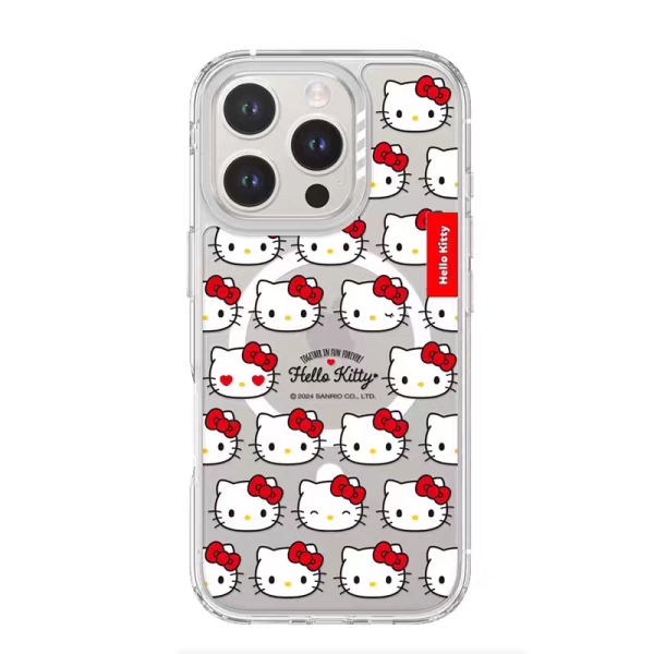 Magsafe Hello Kitty キテイちゃん スマホケース 韓国 iphone16pro/16promax ケース かわいい iphone se 第 3 世代 ケース 可愛い iPhone15/14/13ケース ハロー キティ スマホケース 流行り - 画像 (4)