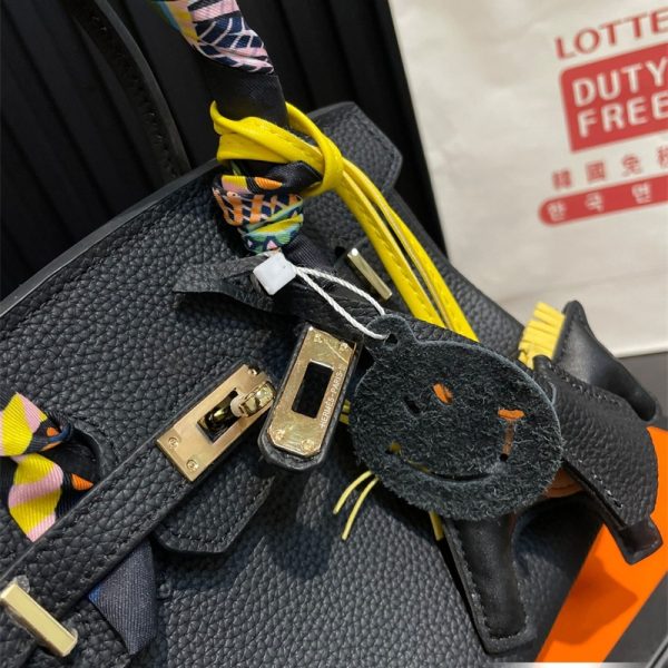 エルメス ケリー ショルダーバッグ 牛革 レディース HERMES バッグ パロディ風 Kelly ポシェット トップレイヤ 2wayトートバッグ 斜めがけ スカーフ付き ハイブランドバッグ - 画像 (11)