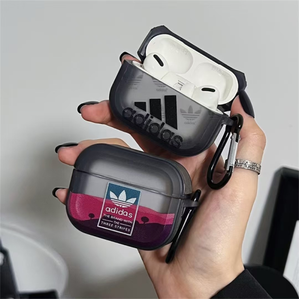 ADIDAS airpods ケース airpods pro2 ケース アディダス airpods4 ケース airpods 第三世代 ケース 高校生 人気 adidas風 エアポッツ2/1ケース ブランド 充電 - 画像 (2)