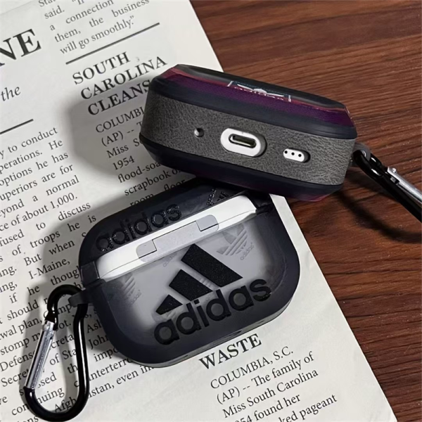 ADIDAS airpods ケース airpods pro2 ケース アディダス airpods4 ケース airpods 第三世代 ケース 高校生 人気 adidas風 エアポッツ2/1ケース ブランド 充電 - 画像 (8)