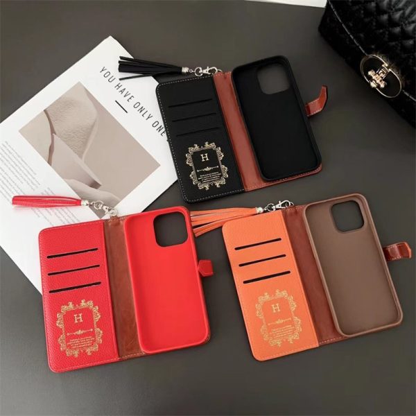 HERMES アイフォン16pro/16plusケース 革 エルメス 風 iphone15/15pro ケース 手帳型 iphone7/8/se2 iphone11pro 携帯ケース 高級 ブランド スマホケース カード入れ シンプル - 画像 (8)