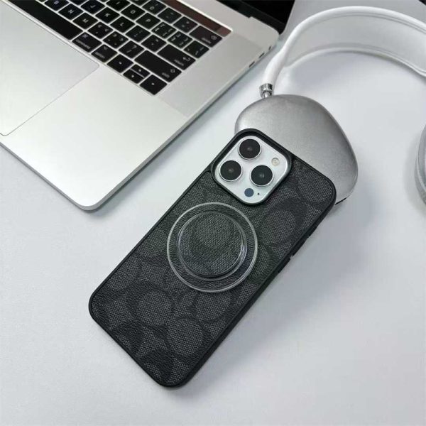 MagSafe コーチ スマホケース iphone17/16 ケース coach iphone15pro ケース スタンド付き iphone14プロ 韓国 流行り iphone14/13 ケース ブランド メンズ iphone ケース かわいい おすすめ - 画像 (5)