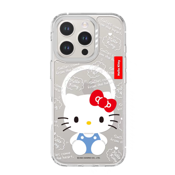 Magsafe Hello Kitty キテイちゃん スマホケース 韓国 iphone16pro/16promax ケース かわいい iphone se 第 3 世代 ケース 可愛い iPhone15/14/13ケース ハロー キティ スマホケース 流行り - 画像 (2)