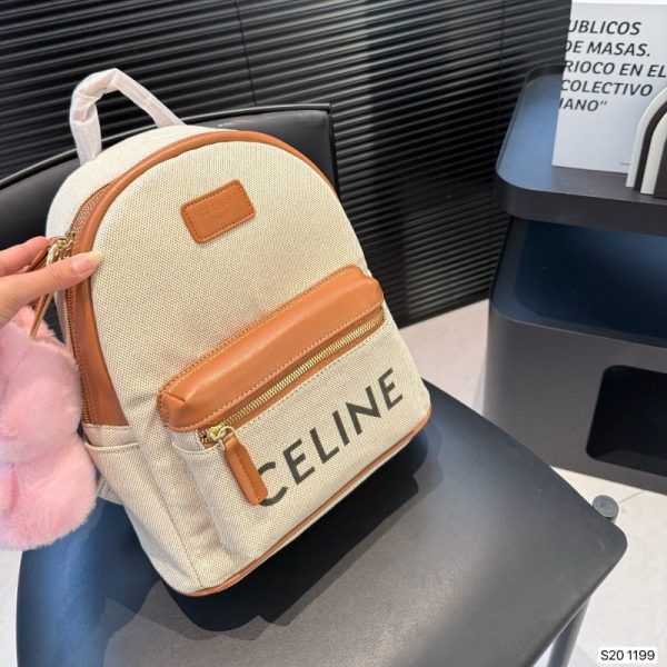 セリーヌ travel バック パック LABUBU キャラクター ブランド ディオール リュック レディース メンズ 人気 40 代 30代 ビジネス リュック ブランドコピー ママ バッグ 芸能人 リュック サック おしゃれ - 画像 (4)