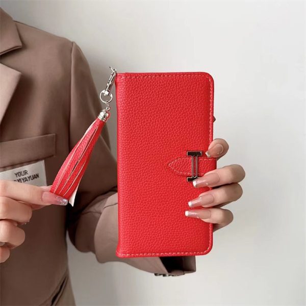 HERMES アイフォン16pro/16plusケース 革 エルメス 風 iphone15/15pro ケース 手帳型 iphone7/8/se2 iphone11pro 携帯ケース 高級 ブランド スマホケース カード入れ シンプル - 画像 (6)