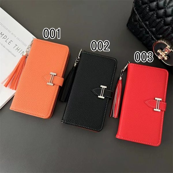 HERMES アイフォン16pro/16plusケース 革 エルメス 風 iphone15/15pro ケース 手帳型 iphone7/8/se2 iphone11pro 携帯ケース 高級 ブランド スマホケース カード入れ シンプル - 画像 (13)