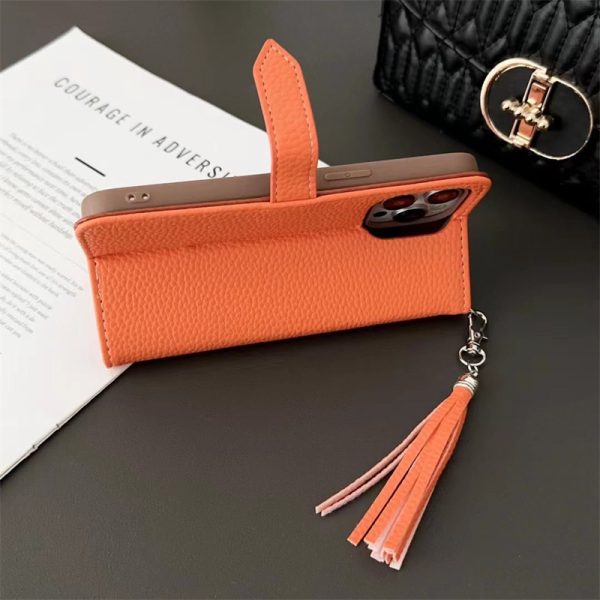 HERMES アイフォン16pro/16plusケース 革 エルメス 風 iphone15/15pro ケース 手帳型 iphone7/8/se2 iphone11pro 携帯ケース 高級 ブランド スマホケース カード入れ シンプル - 画像 (12)
