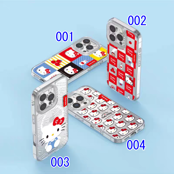 Magsafe Hello Kitty キテイちゃん スマホケース 韓国 iphone16pro/16promax ケース かわいい iphone se 第 3 世代 ケース 可愛い iPhone15/14/13ケース ハロー キティ スマホケース 流行り - 画像 (9)