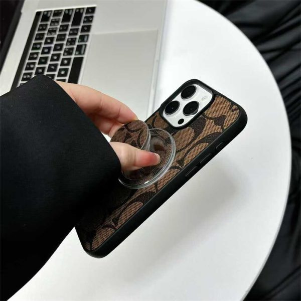 MagSafe コーチ スマホケース iphone17/16 ケース coach iphone15pro ケース スタンド付き iphone14プロ 韓国 流行り iphone14/13 ケース ブランド メンズ iphone ケース かわいい おすすめ - 画像 (7)
