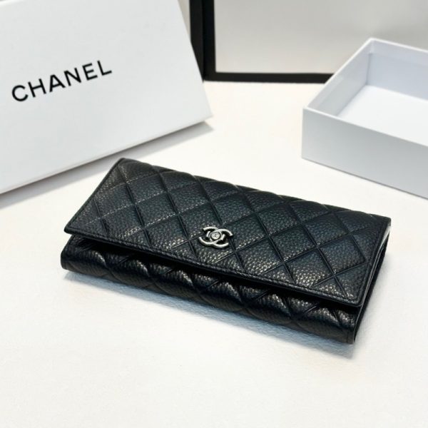 シャネル chanel 財布 マトラッセ 二つ折り長 財布 ハイ ブランド レディース 財布 高級 ブランド ウォレット メンズ wallet ロング 人気 おすすめ - 画像 (2)