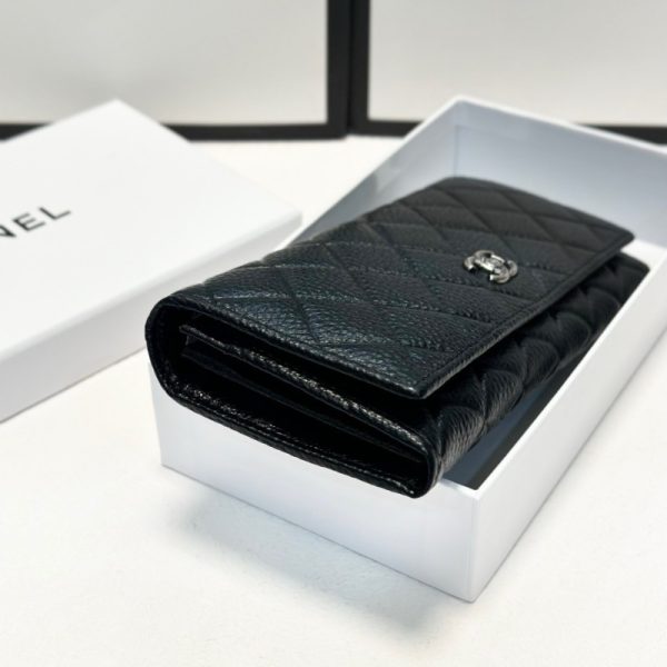 シャネル chanel 財布 マトラッセ 二つ折り長 財布 ハイ ブランド レディース 財布 高級 ブランド ウォレット メンズ wallet ロング 人気 おすすめ - 画像 (3)
