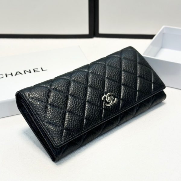 シャネル chanel 財布 マトラッセ 二つ折り長 財布 ハイ ブランド レディース 財布 高級 ブランド ウォレット メンズ wallet ロング 人気 おすすめ - 画像 (4)
