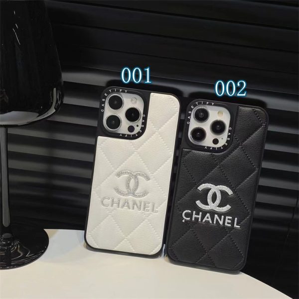 シャネル iphone17/17pro ケース chanel iphone16/15pro ケース コピー iphone14/13 ケース ハイ ブランド iphoneケース カップル ブランド iphoneケース レザ - 画像 (9)