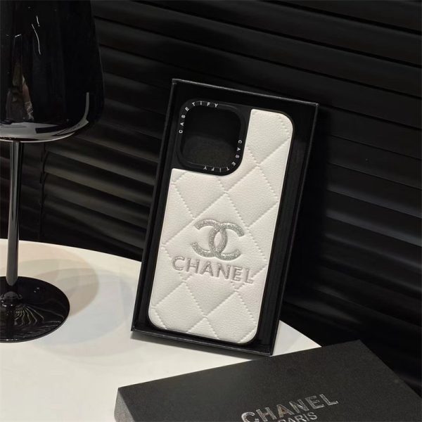 シャネル iphone17/17pro ケース chanel iphone16/15pro ケース コピー iphone14/13 ケース ハイ ブランド iphoneケース カップル ブランド iphoneケース レザ - 画像 (2)