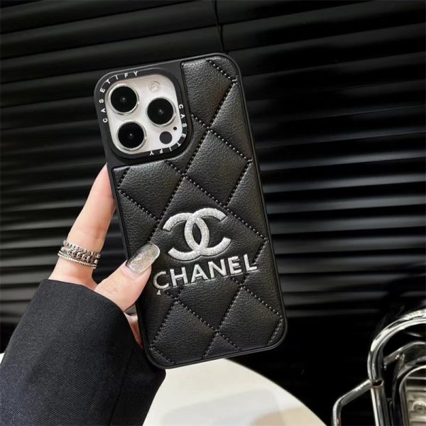 シャネル iphone17/17pro ケース chanel iphone16/15pro ケース コピー iphone14/13 ケース ハイ ブランド iphoneケース カップル ブランド iphoneケース レザ - 画像 (5)