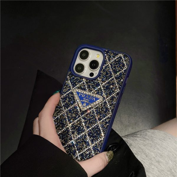 プラダ iPhone ケース iphone17/17pro ケース iphone16pro/15/15pro ケース キラキラ prada iphone14/13 ケース 大人 かわいい アイホン ケース 流行り - 画像 (3)