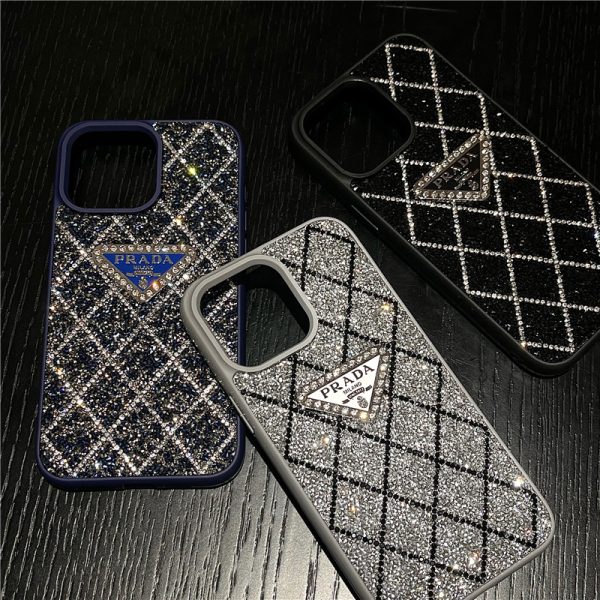 プラダ iPhone ケース iphone17/17pro ケース iphone16pro/15/15pro ケース キラキラ prada iphone14/13 ケース 大人 かわいい アイホン ケース 流行り - 画像 (6)